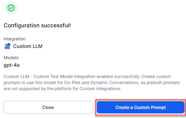 Create a Custom Prompt
