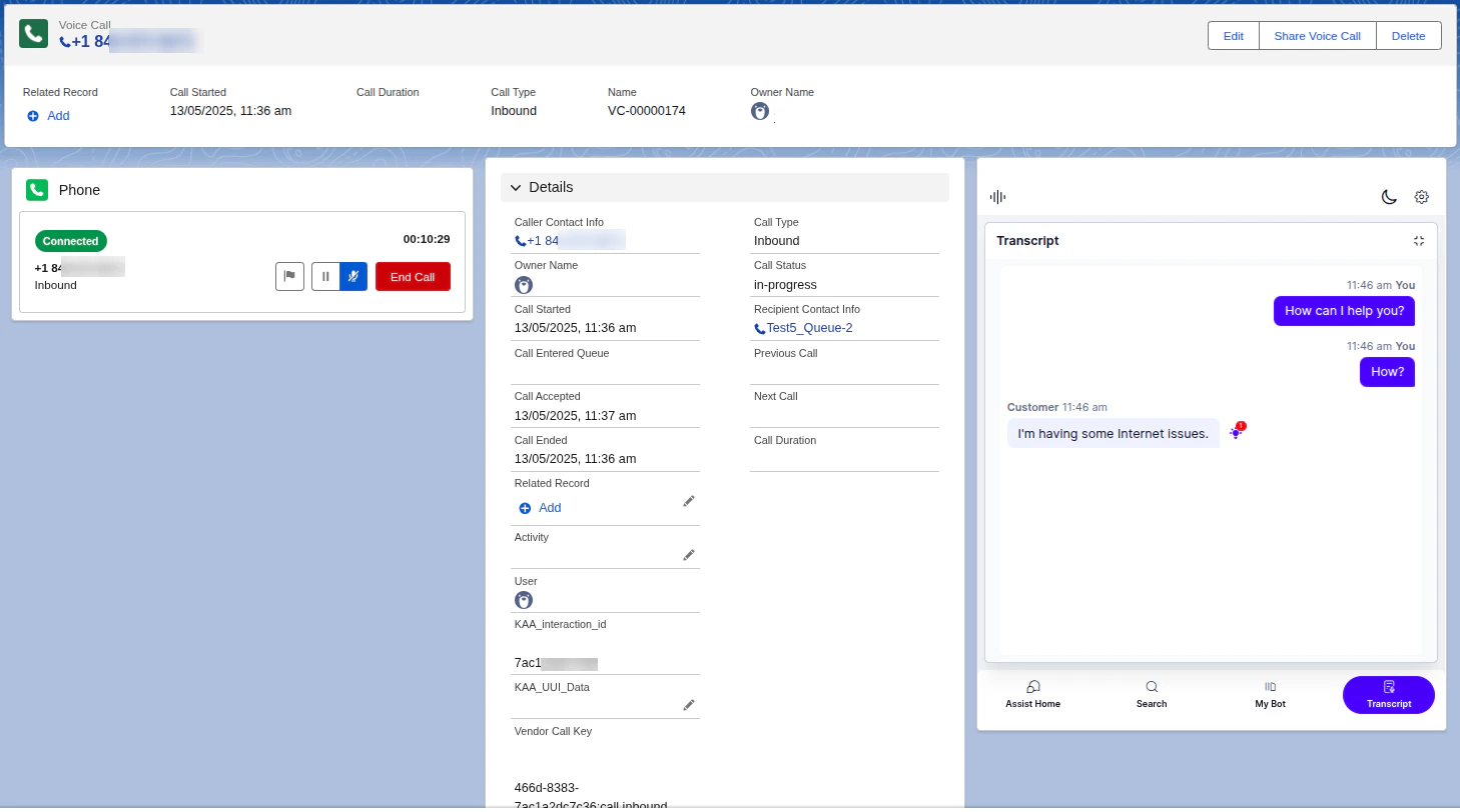 agent-ai-widget-transcripts-automations