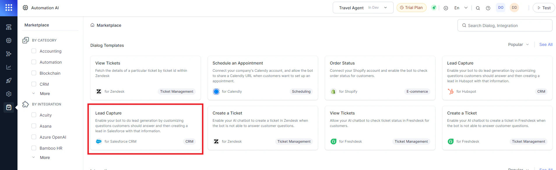 Marketplace Lead Capture