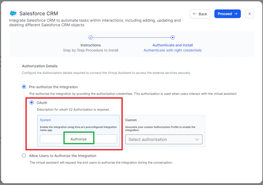 System Authorization