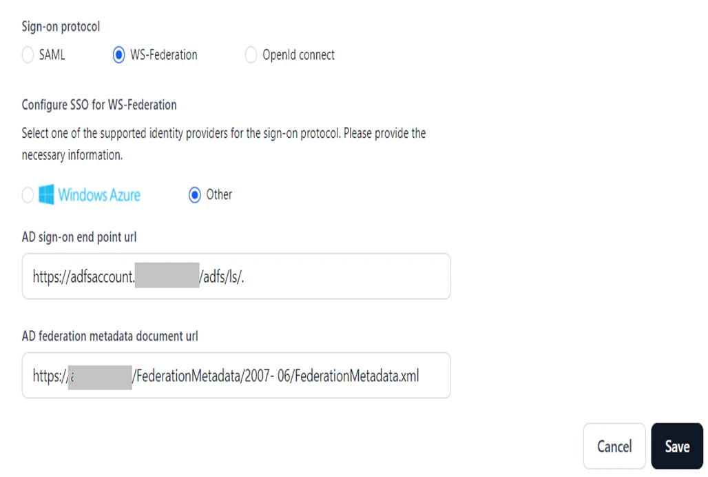 paste ws federation data