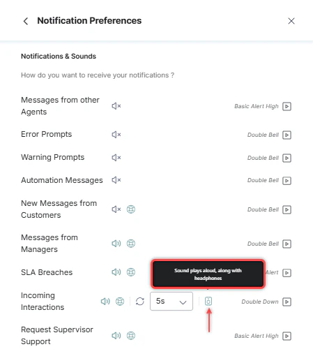 Enabled Notification