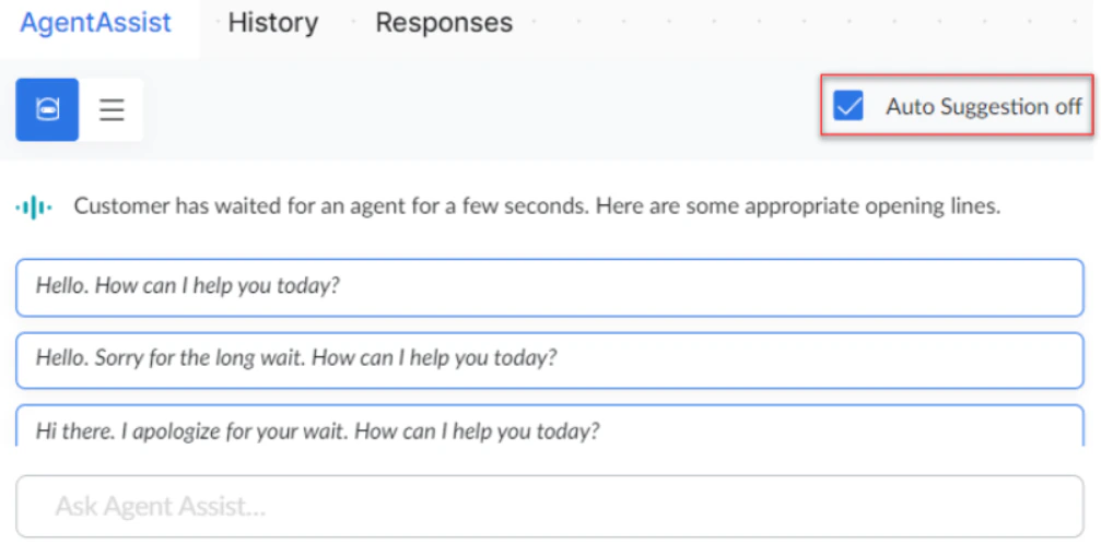 Proactive Suggestions