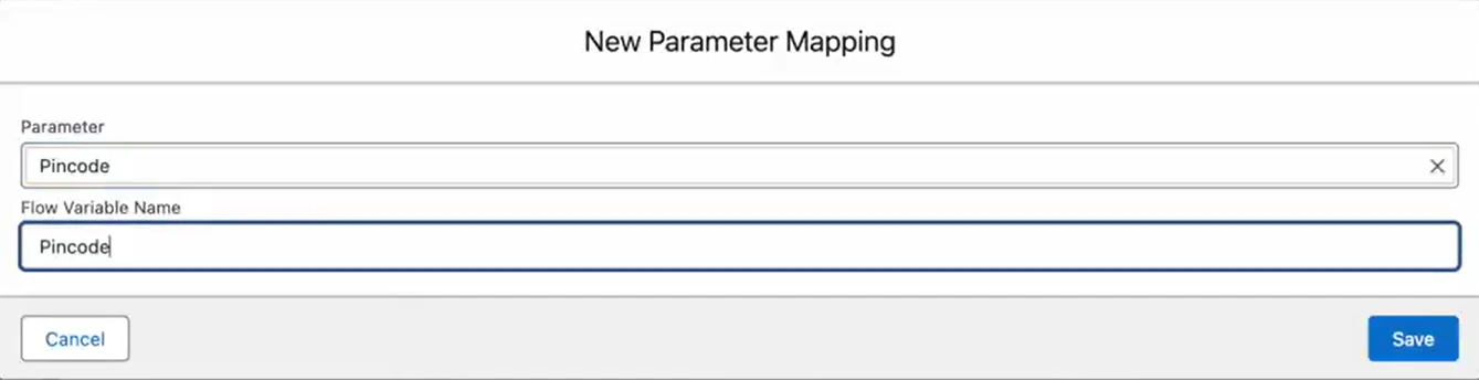 Parameter mapping