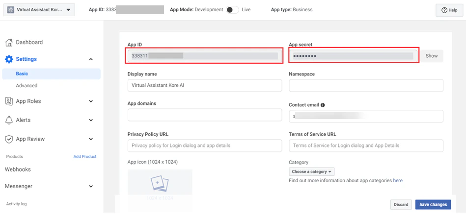 Facebook Messenger Developer