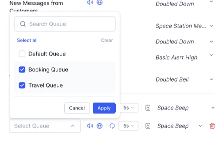 Queue Selection