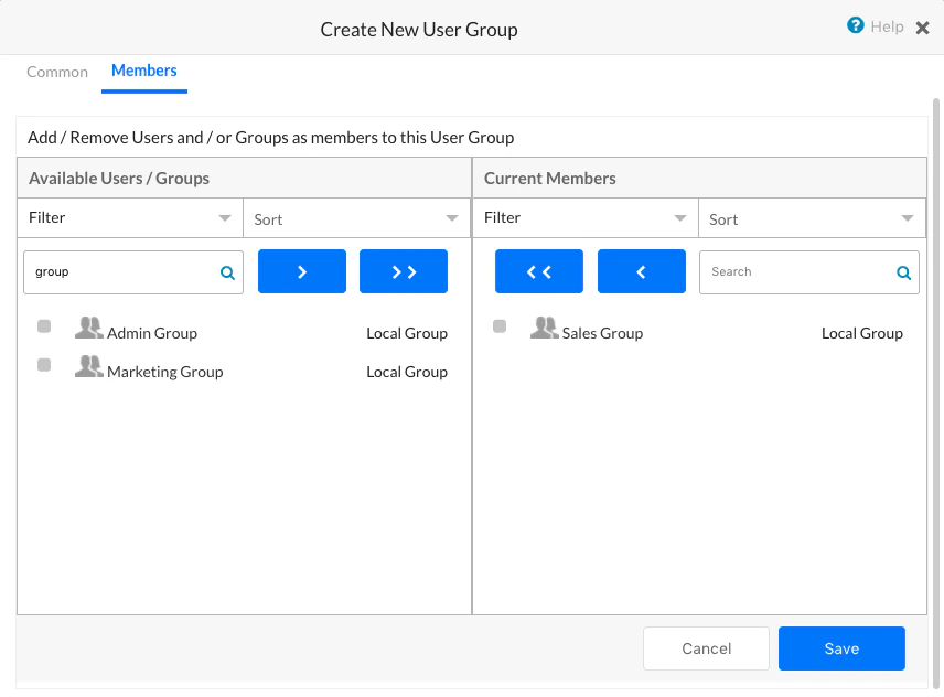 Add Users to Group