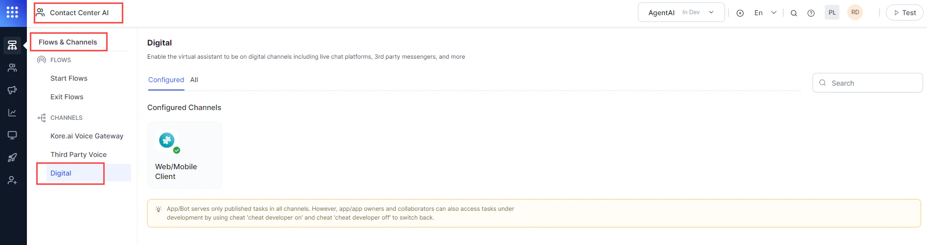 Contact Center Digital