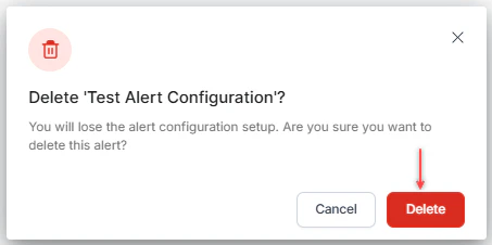 Confirm Delete Alert