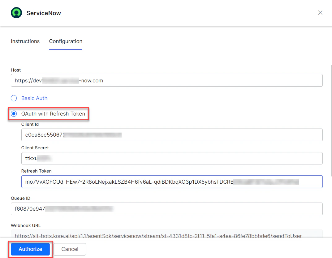 OAuth with Refresh Token