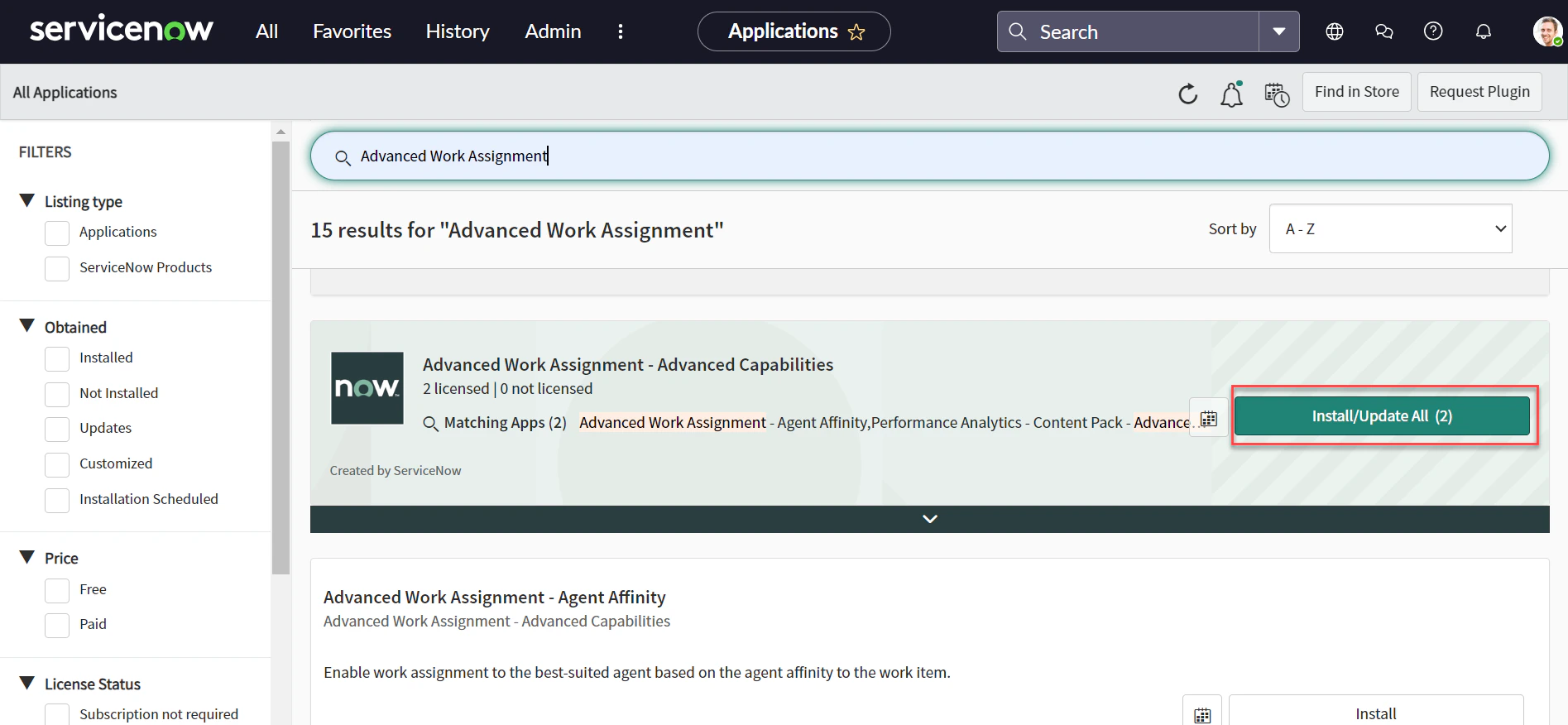 Advanced Work Assignment