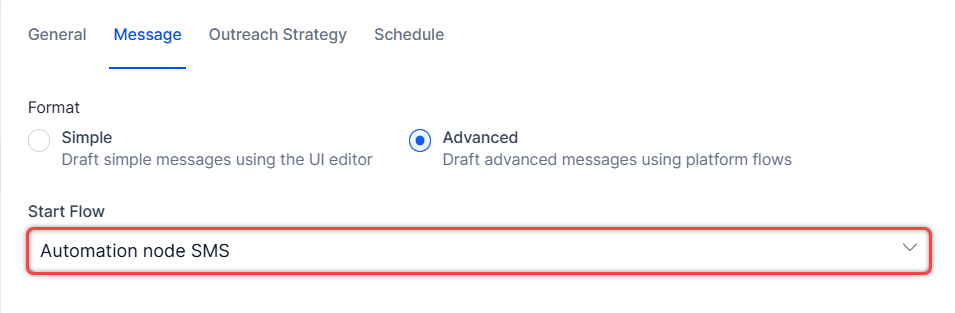 Advanced Message