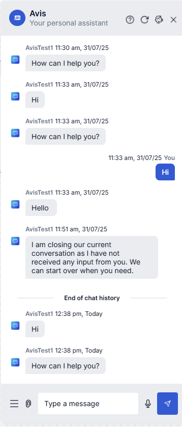 Chat Window