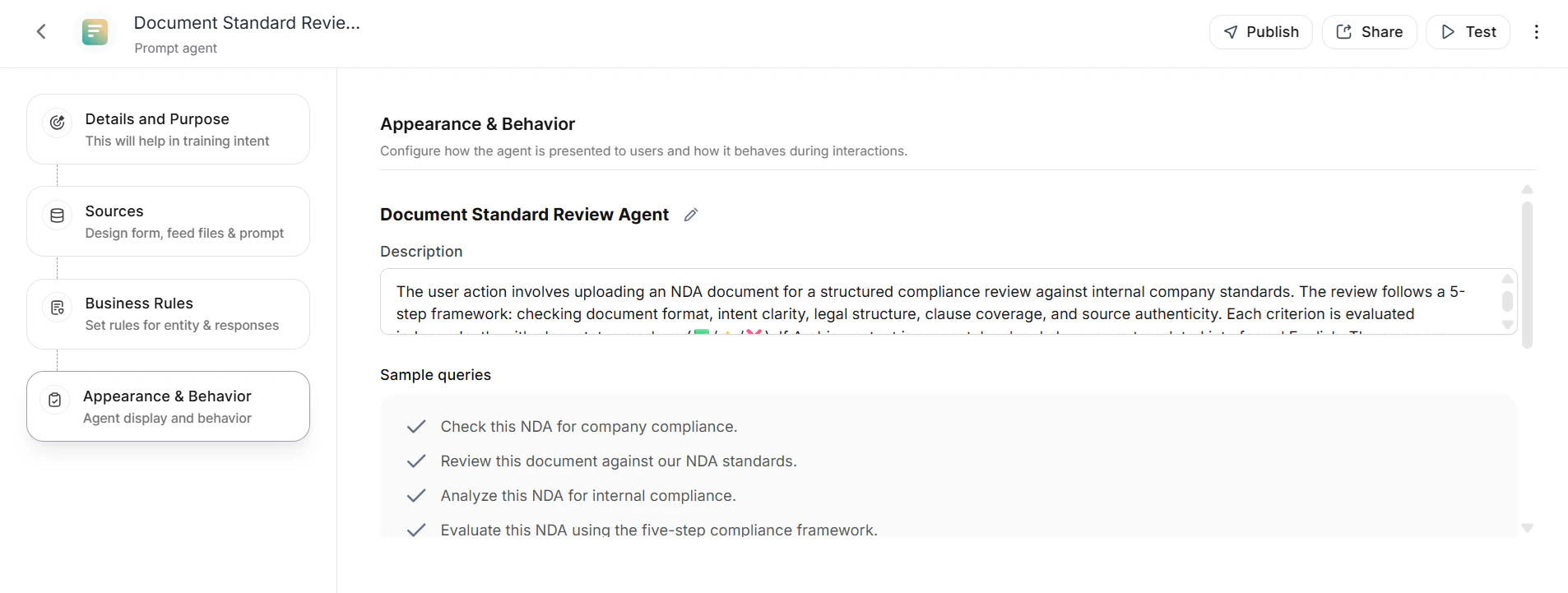 Appearance and Behavior