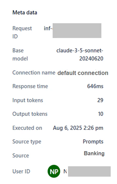 external model metadata