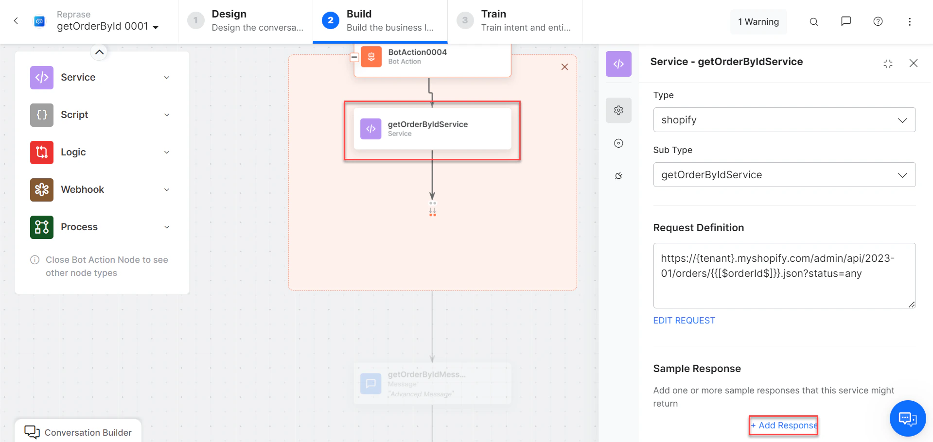 Get Order by ID - Add Response