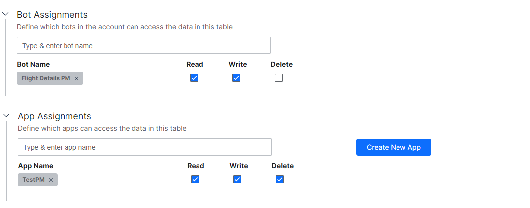 Data Table Assignments