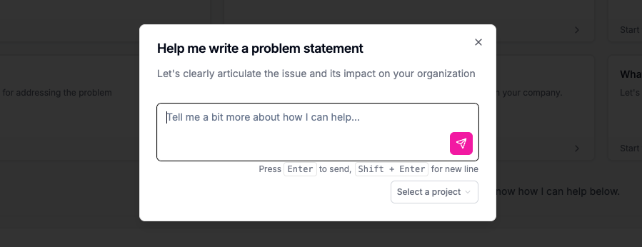 Create a problem statement