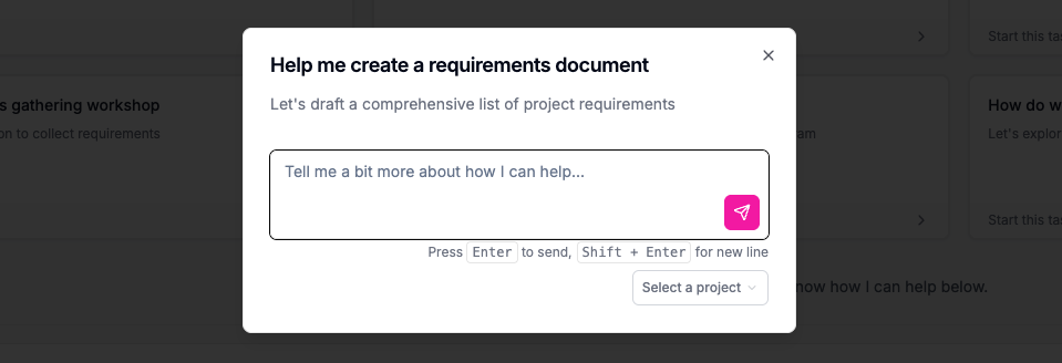 Requirements document