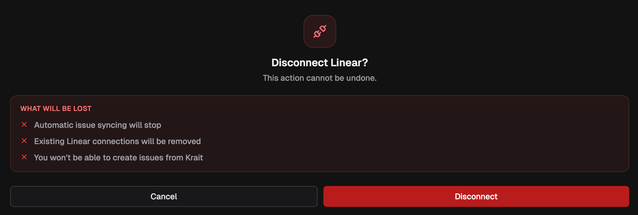 linear_disconnect