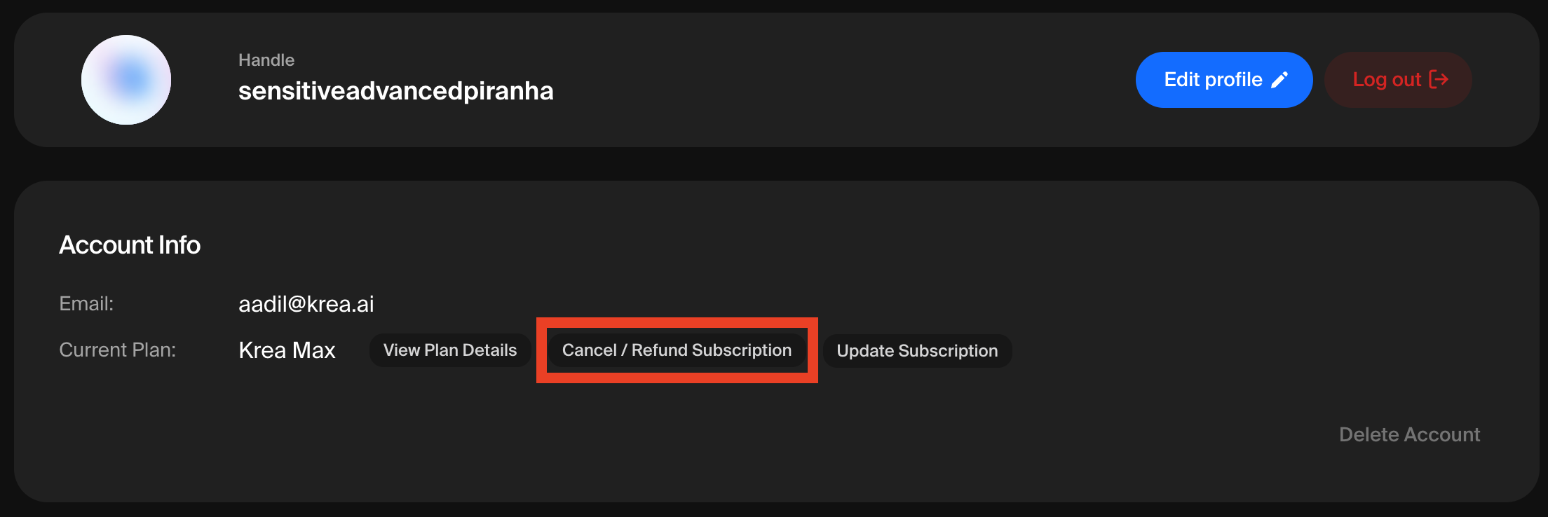 Cancel Button Highlight Pn