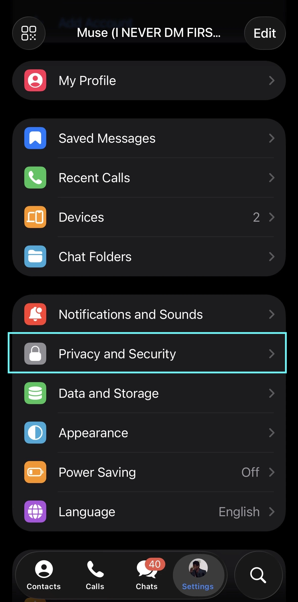 Privacyand Security DISPLAY Privacyand Security DISPLAY