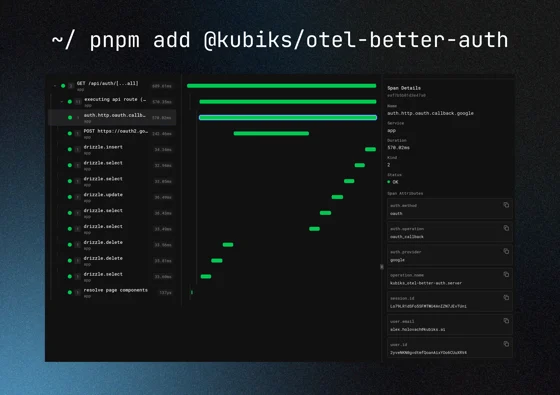 Better Auth - Kubiks