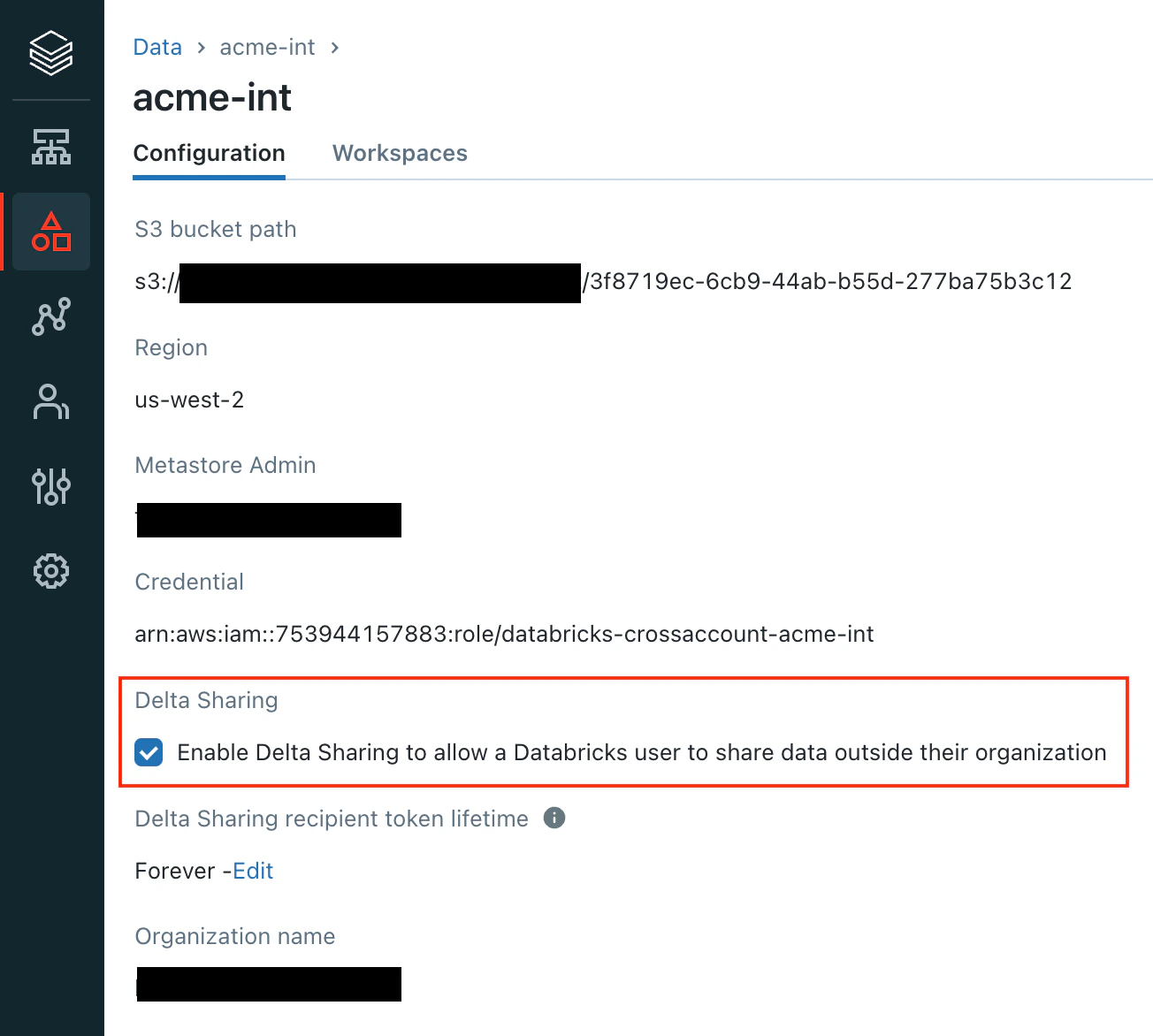 Metastore Configuration