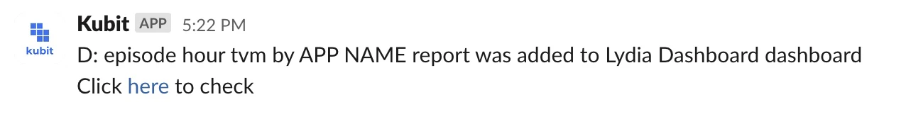 Slack Notification Example