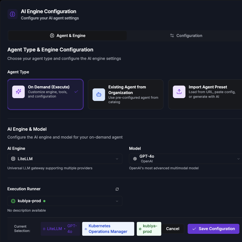 Agent Preview and Import