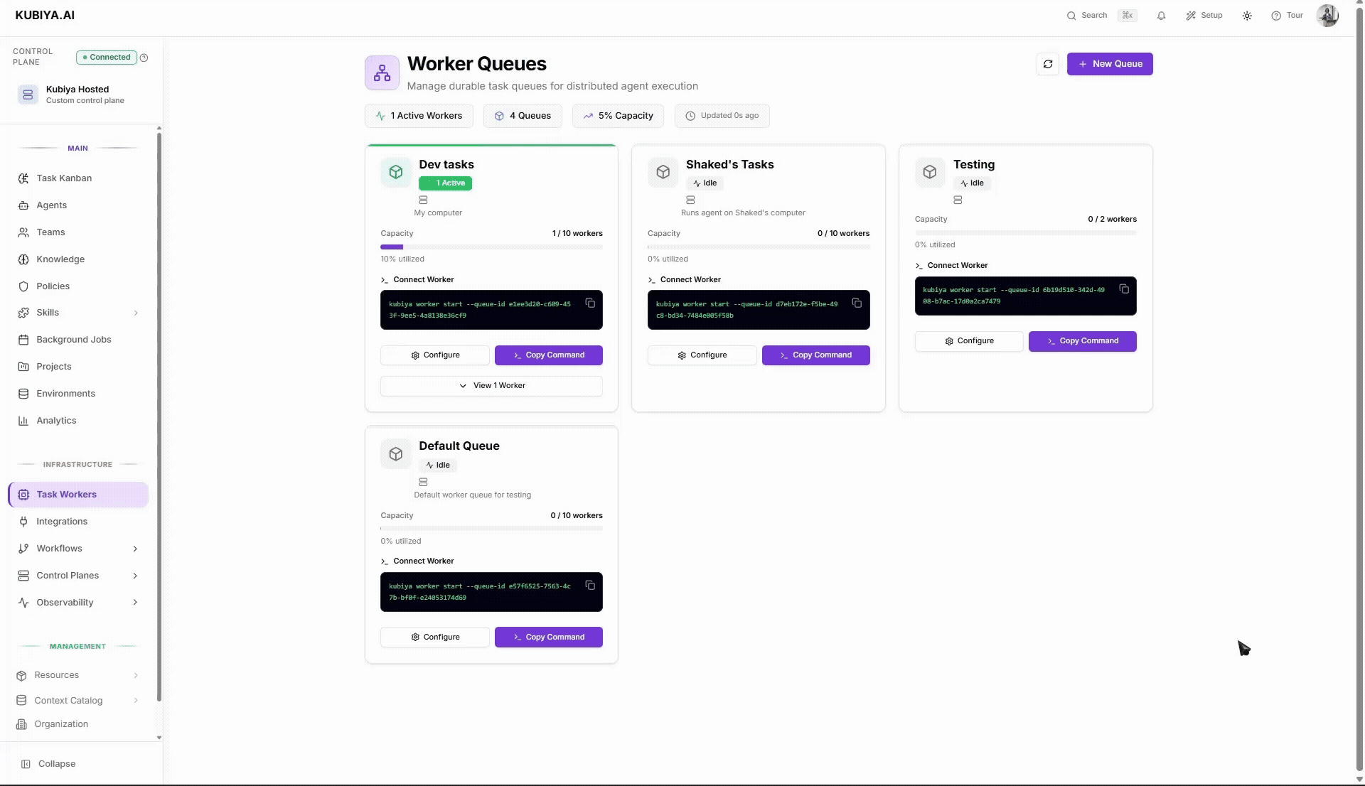Worker Queue Creation