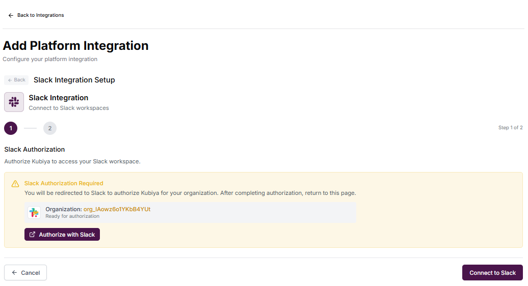 Kubiya Platform Overview