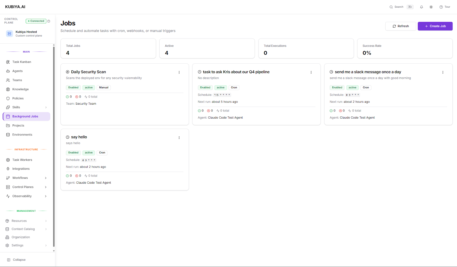 Kubiya Platform Overview