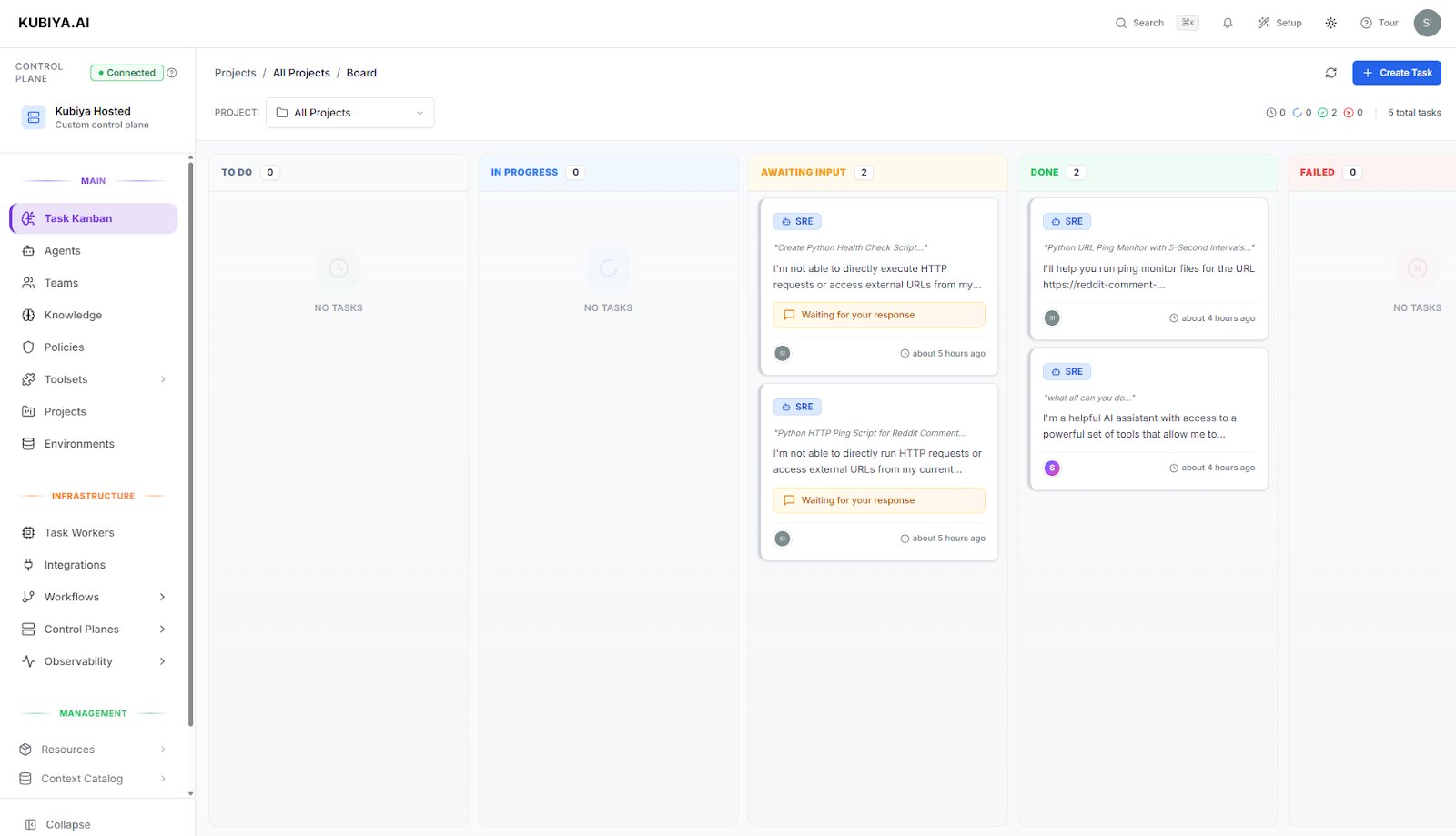 Task Kanban Board