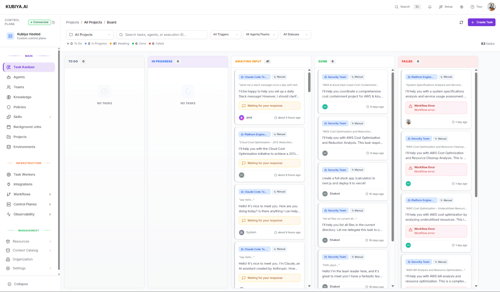 Kubiya Platform Overview