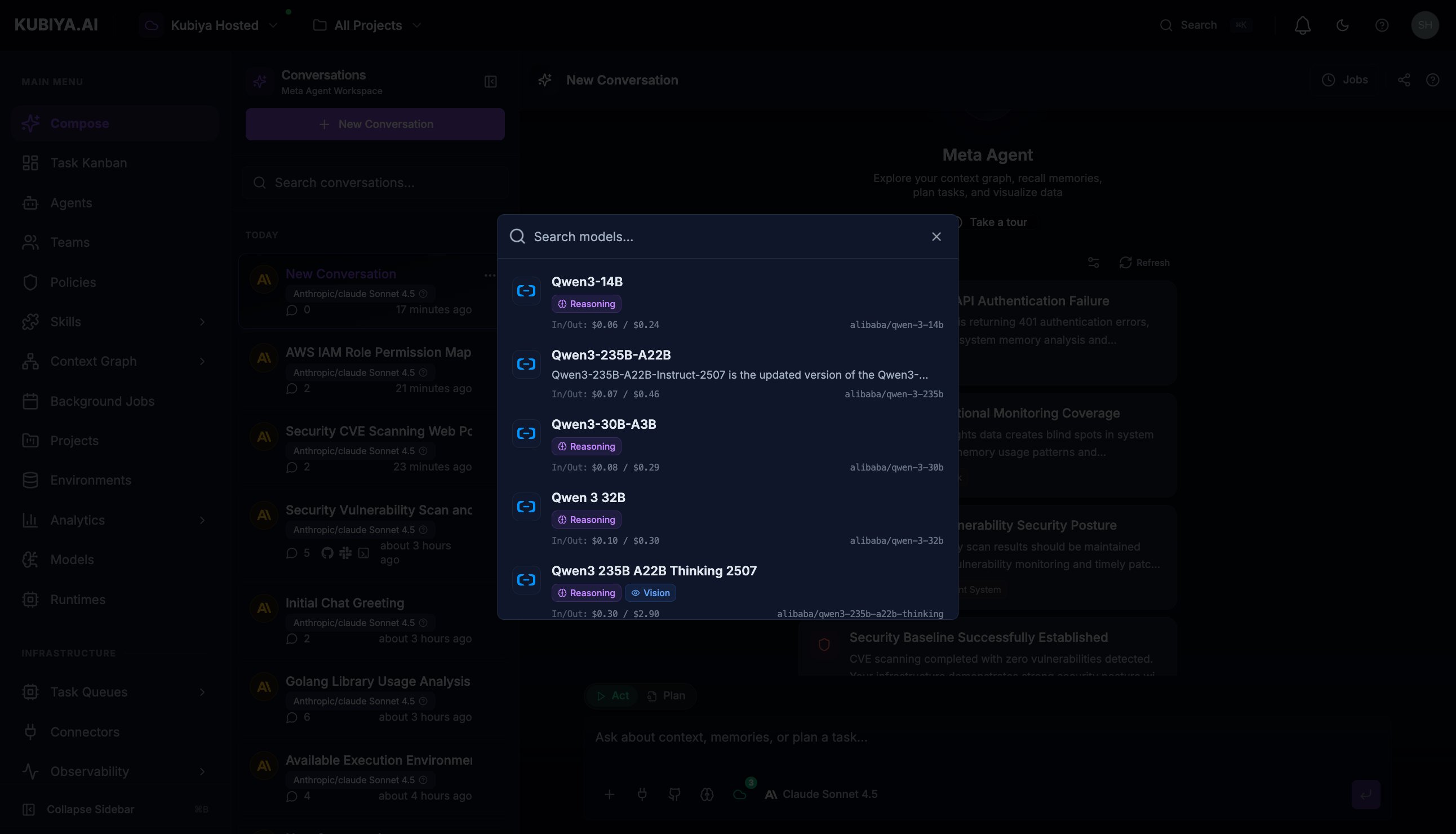 Meta Agent Model Selector