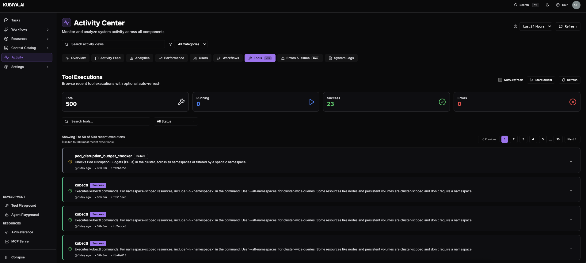 Workflow Performance Analytics