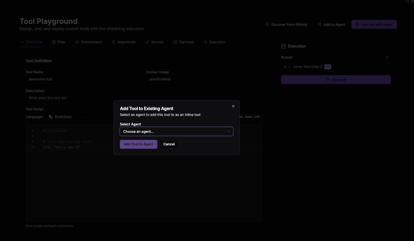 Agent Playground Overview