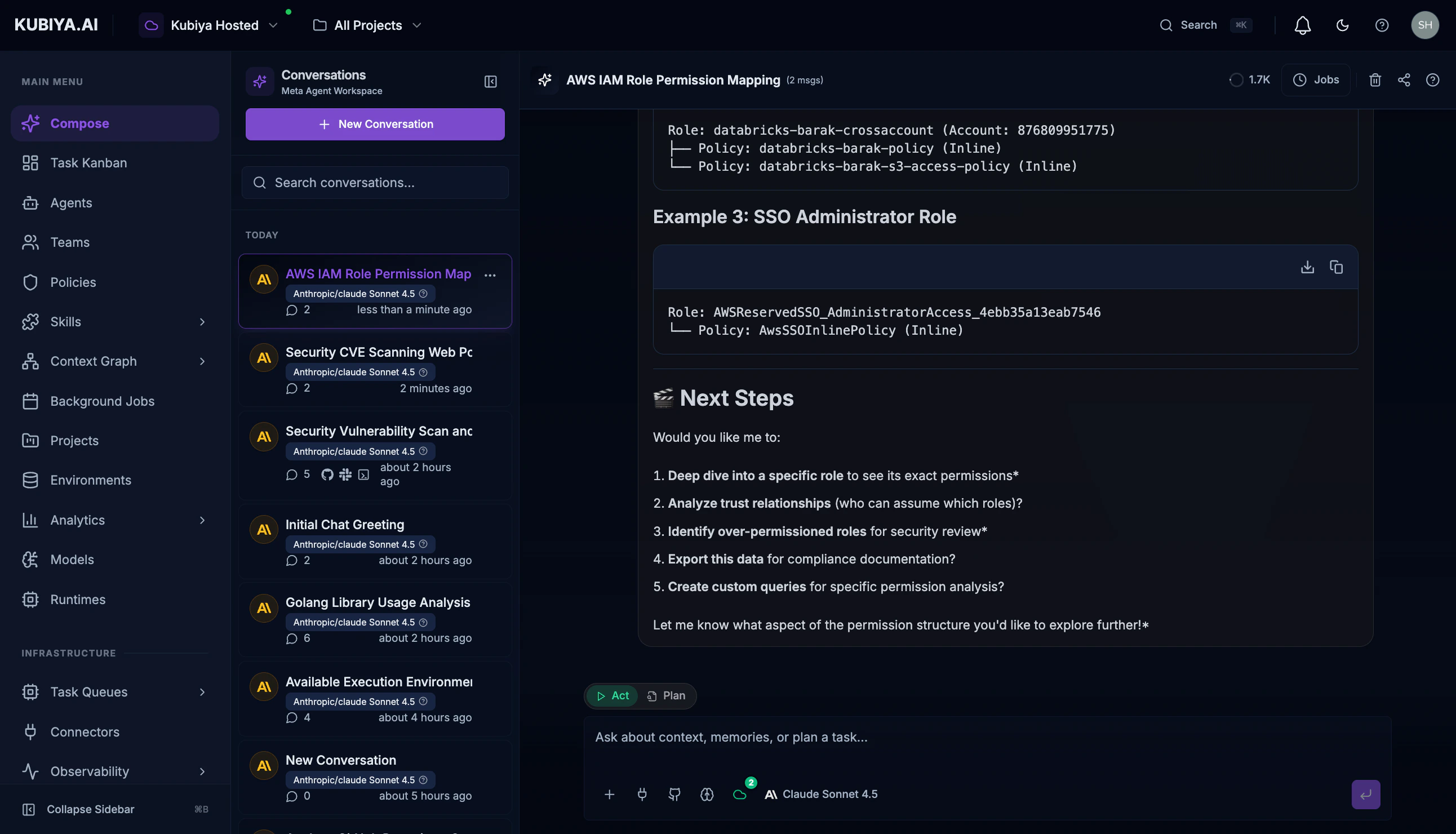 AWS IAM Permission Structure Summary