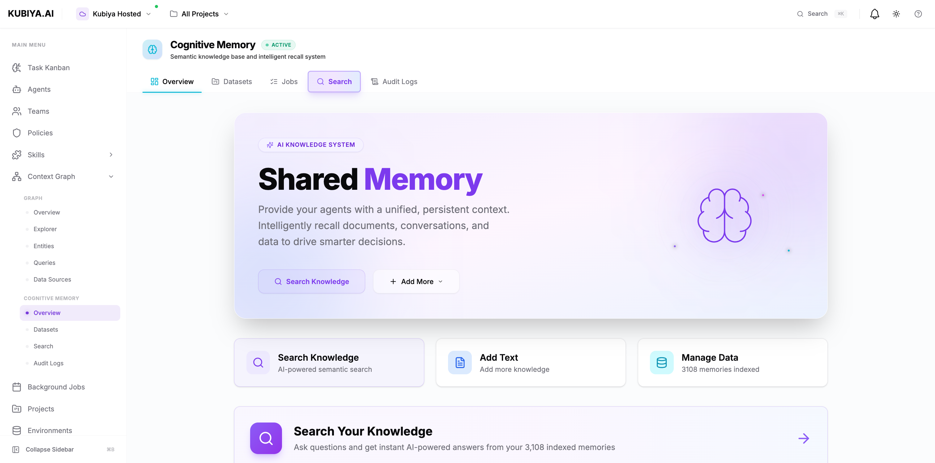 Cognitive Memory Overview