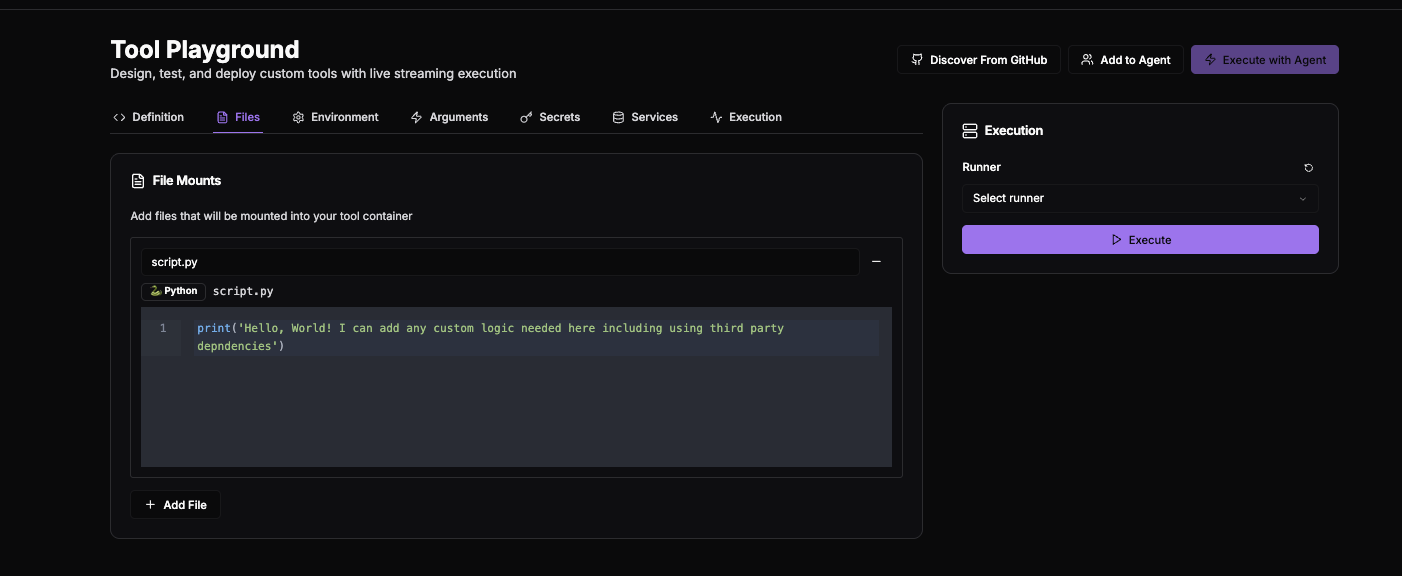 Live Execution Logs