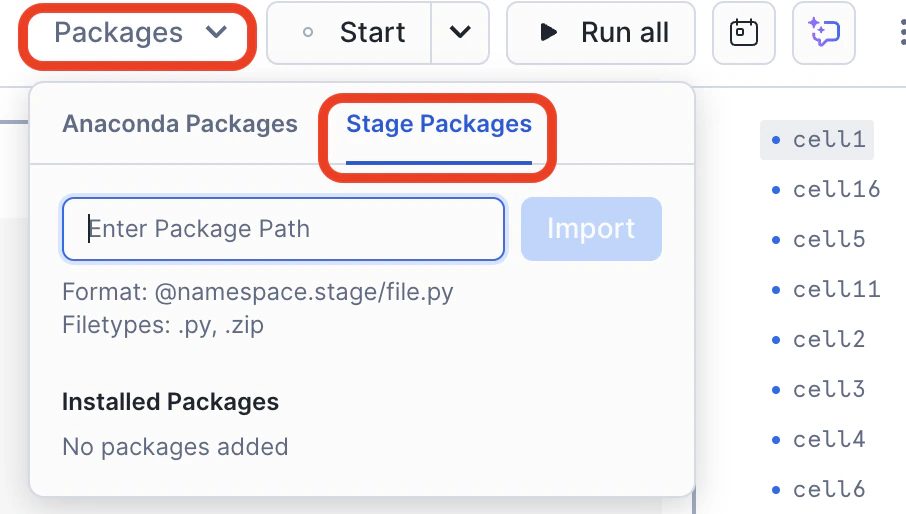 Package Installation Flow
