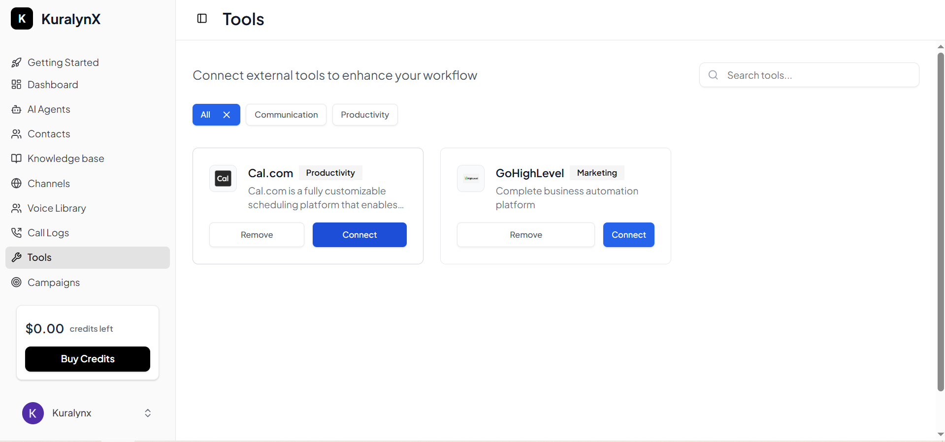 New Application Integrations