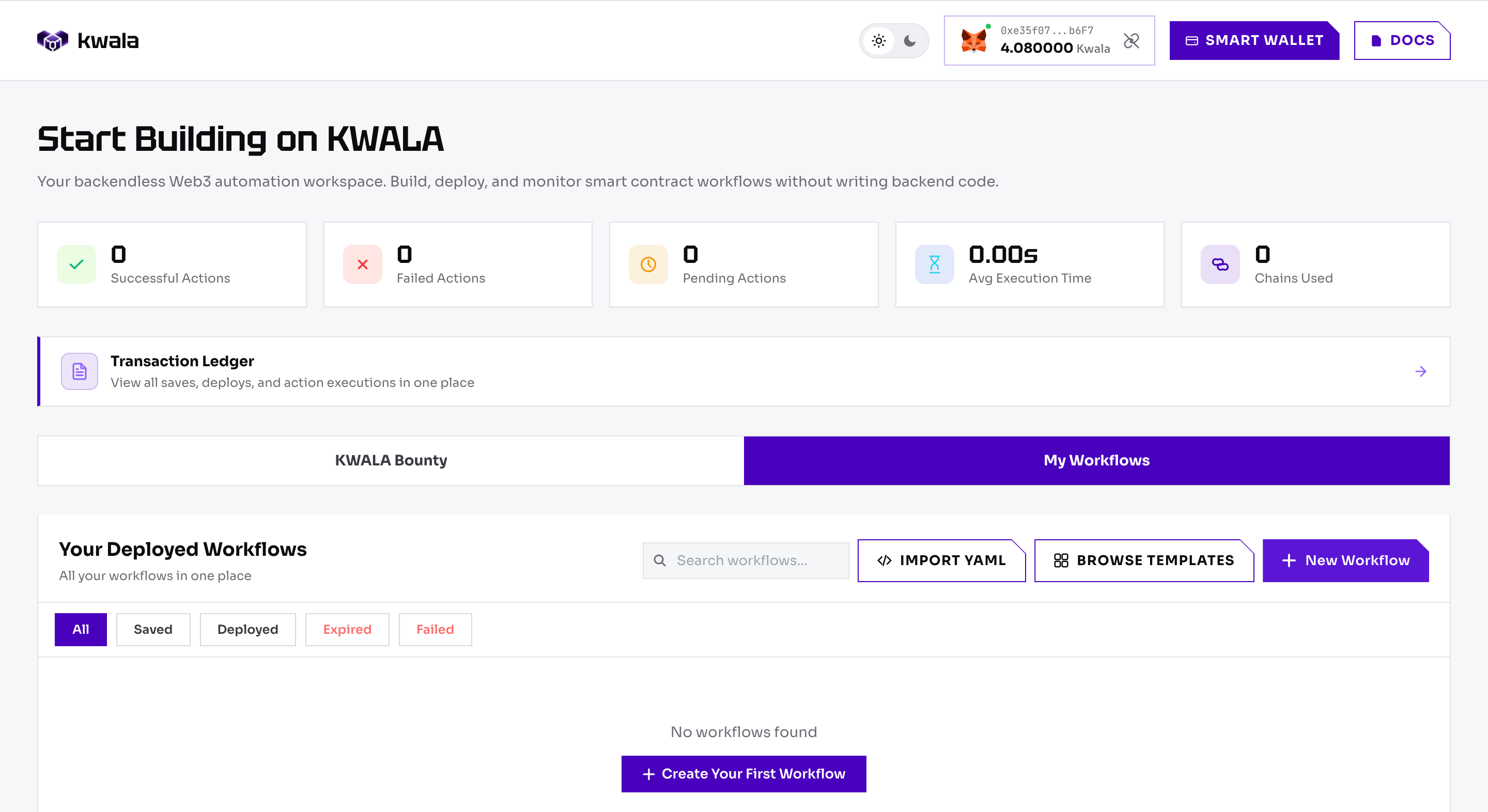 Kwala credits successfully credited to wallet