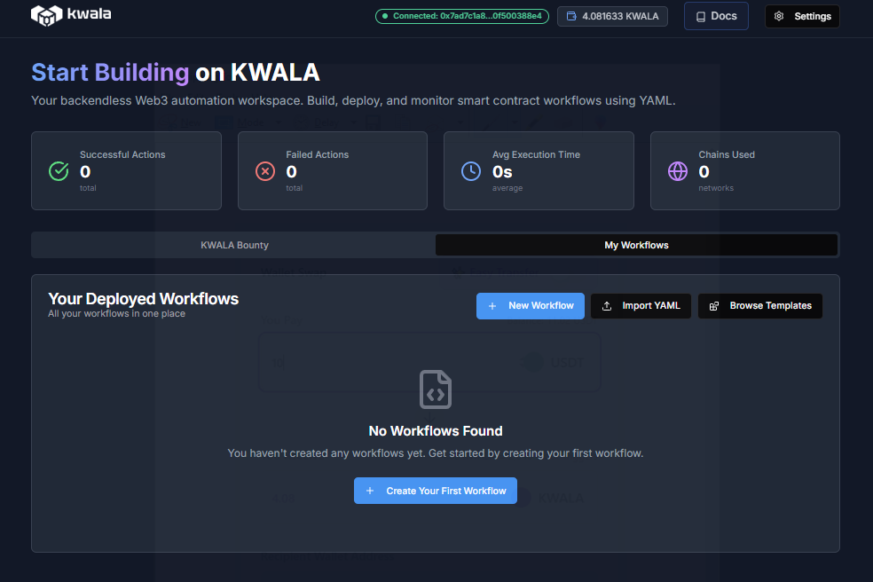 Kwala credits successfully credited to wallet