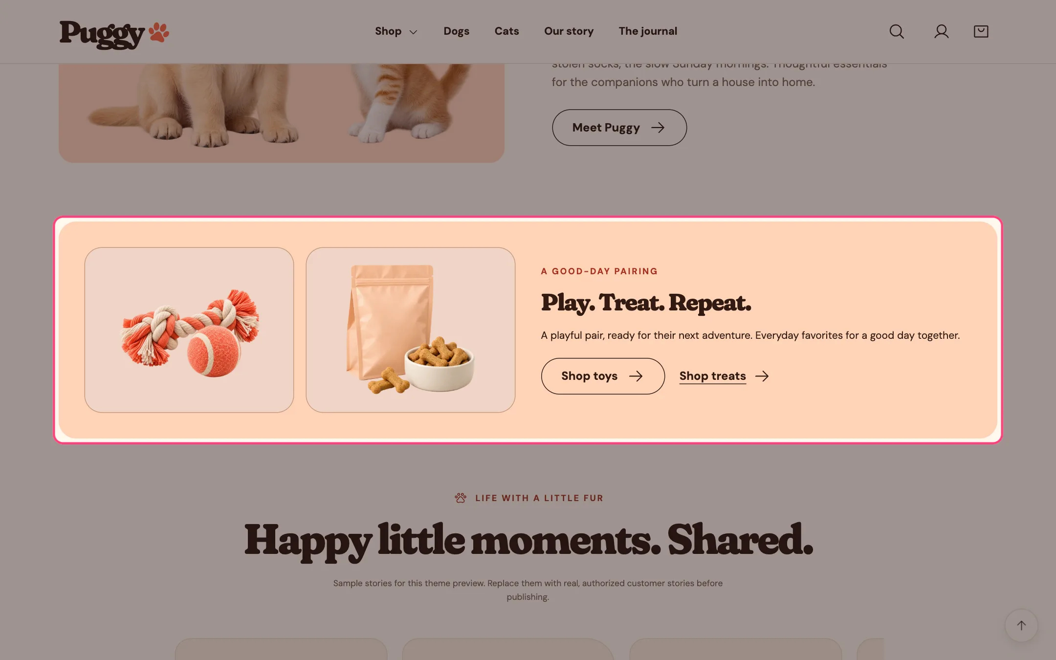 Better together on the storefront