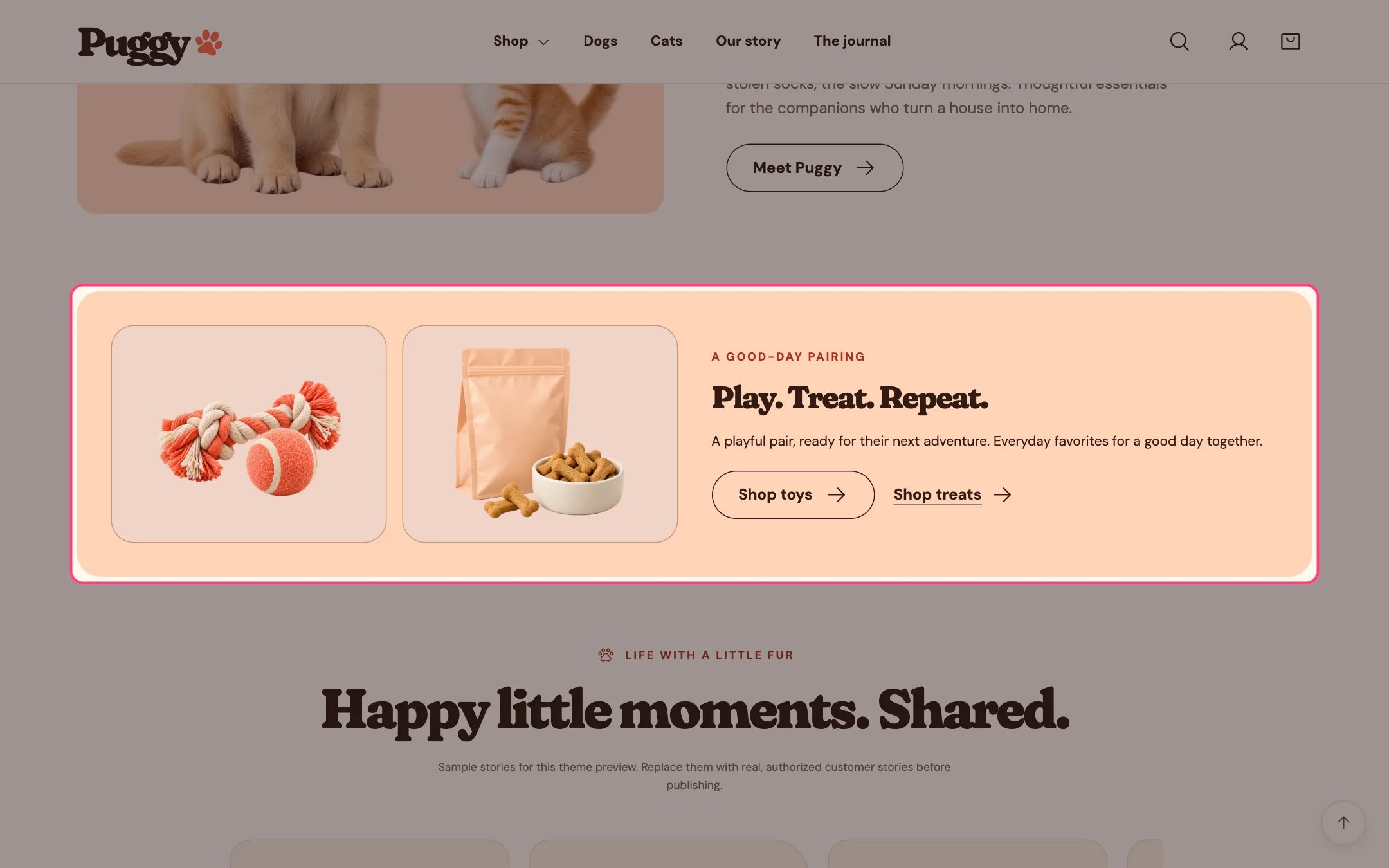 Better together on the storefront