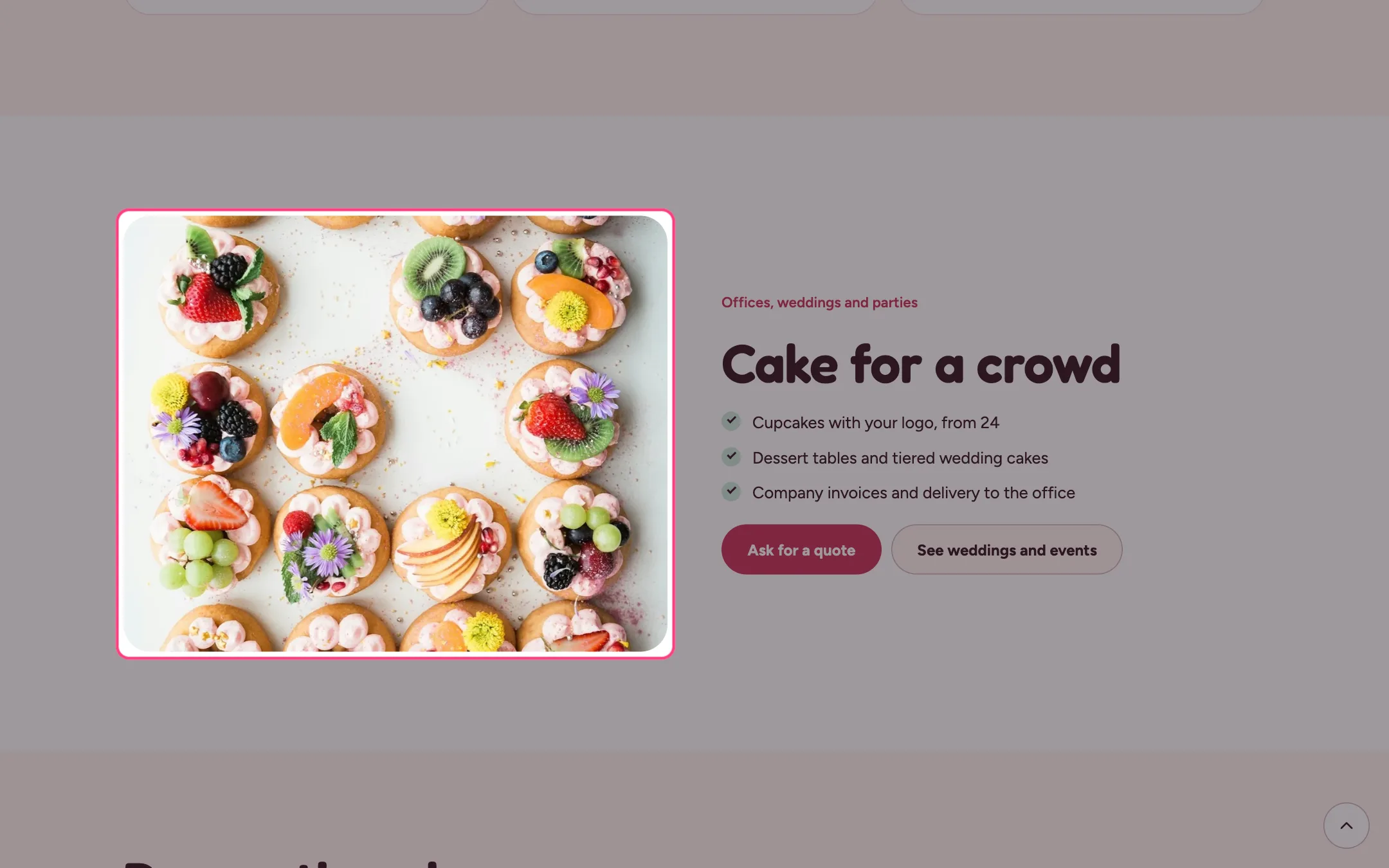 Image with text on the storefront