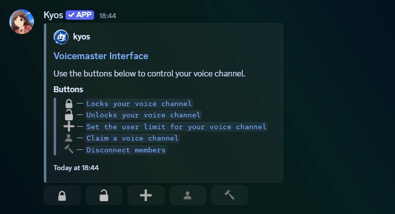 Voicemaster Interface