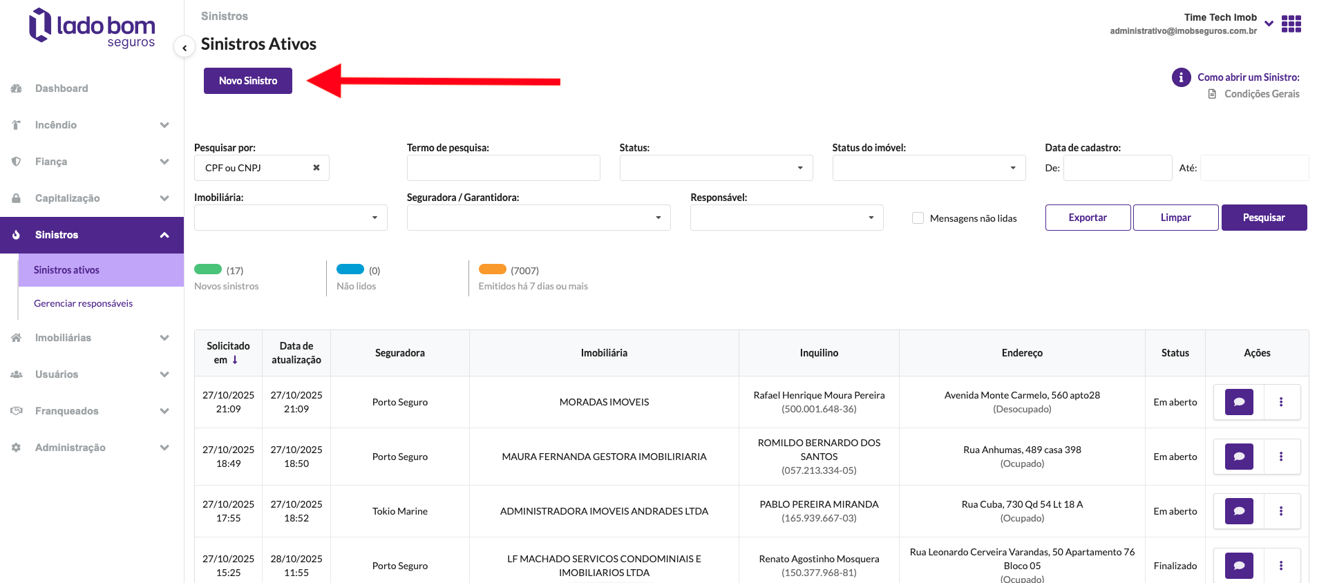 Acesso à plataforma Lado Bom